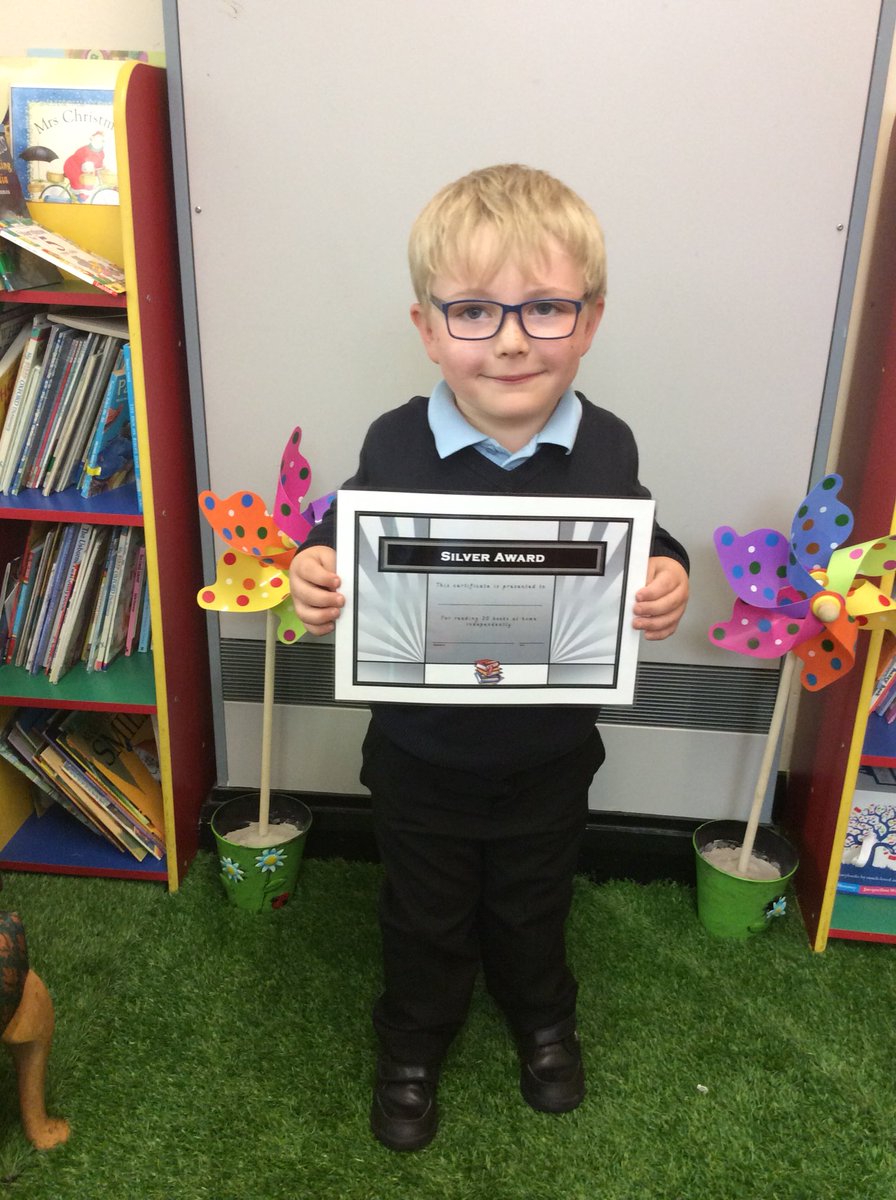 AbramBrynGates2's tweet photo. Huge congratulations to Jack who has received his Silver Award for reading 20 books at home. Well done Jack!
#proudteacher
#readingrocket https://t.co/GzhssBPOM4