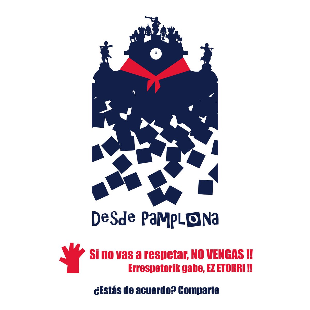 Javitaurino__'s tweet photo. Si no vas a respetar no vengas

   #SanFermin18 https://t.co/ZPzY3kRcjJ