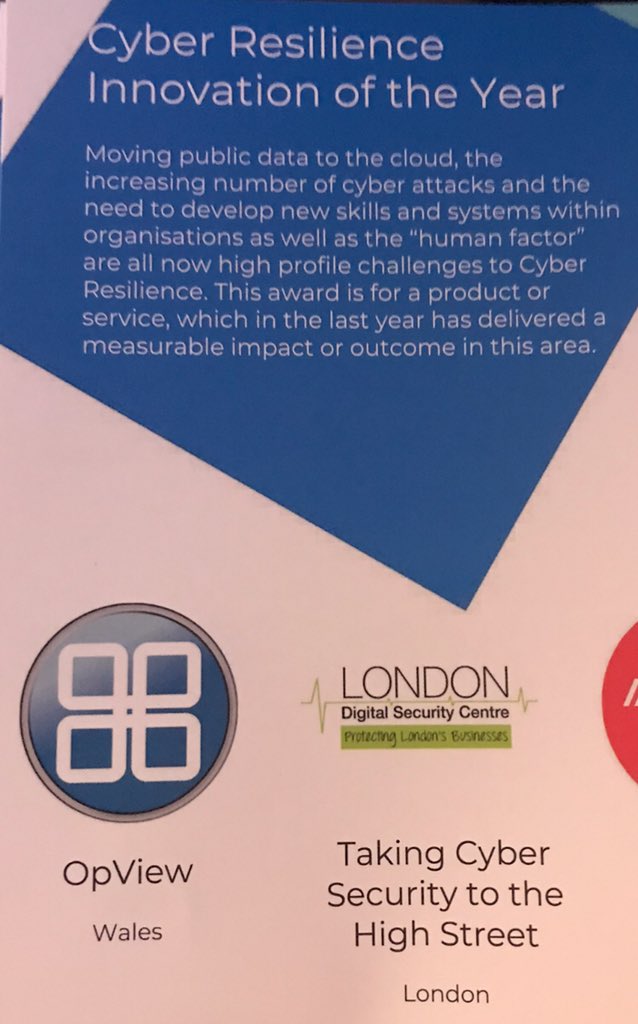 PervadeJonathan's tweet image. Our #OpView system is up for Cyber Innovation of the Year award at #DL100 amongst some great name. Great even so far! 

#CyberSecurity #cyber #businesswales #wales @PervadeSoftware