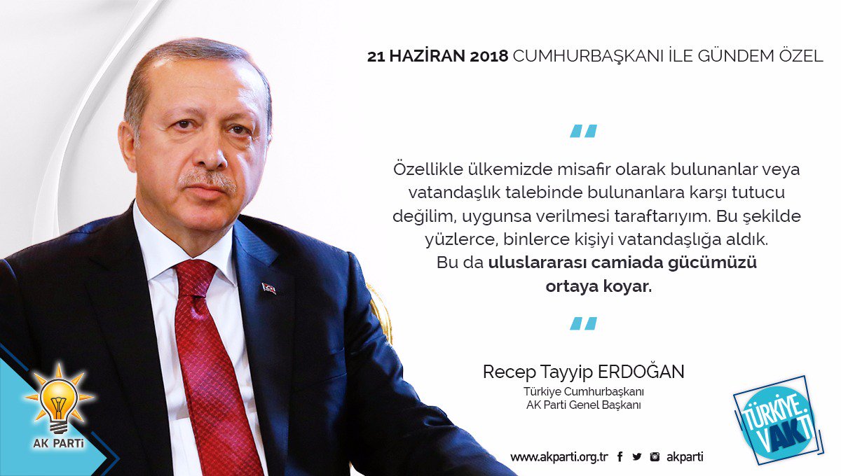 mvsamidedeoglu's tweet photo. “Özellikle ülkemizde misafir olarak bulunanlar veya vatandaşlık talebinde bulunanlara karşı tutucu değilim.” #HazırızTürkiye https://t.co/dTltLhOy1e