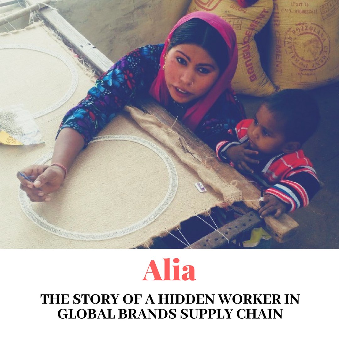 Wiweck's tweet photo. The story of a hidden worker in the global brands supply chain - started working when she was 11. At the age of 15, she got married and since then... https://t.co/SSd1WkbLTx  #sustainability #ethicalfashion #fastfashion #whomademyclothes https://t.co/ydfxBCBZDD