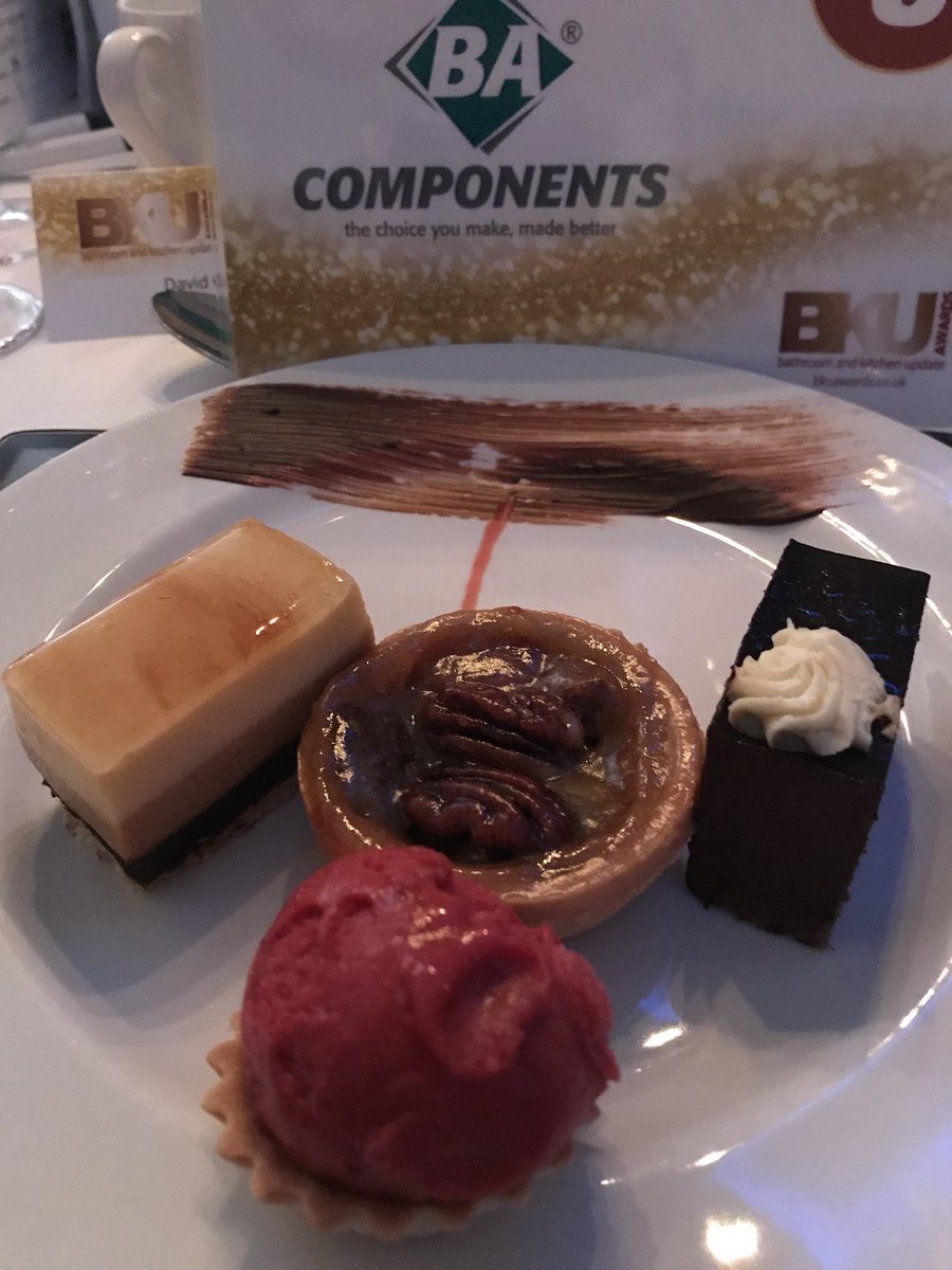 Desert for @bacomponents next comes the awards. #BKUawards