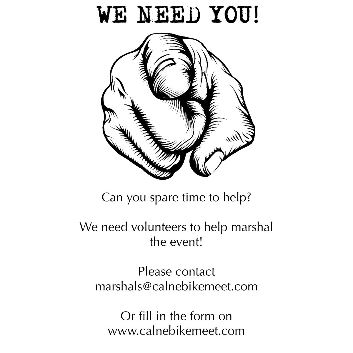 We need you! Please volunteer to help #calnebikemeet #volunteering