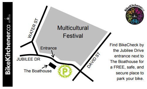 City of Kitchener (@citykitchener) on Twitter photo Riding your bike to the <a href="/KWMulticultural/">KW Multicultural</a> Festival in Victoria Park this weekend? Park it for free at BikeCheck – coat check for your bike. Details: bit.ly/2Mvhfa1 #KWMF2018 #BikeKitchener Riding your bike to the <a href="/KWMulticultural/">KW Multicultural</a> Festival in Victoria Park this weekend? Park it for free at BikeCheck – coat check for your bike. Details: bit.ly/2Mvhfa1 #KWMF2018 #BikeKitchener