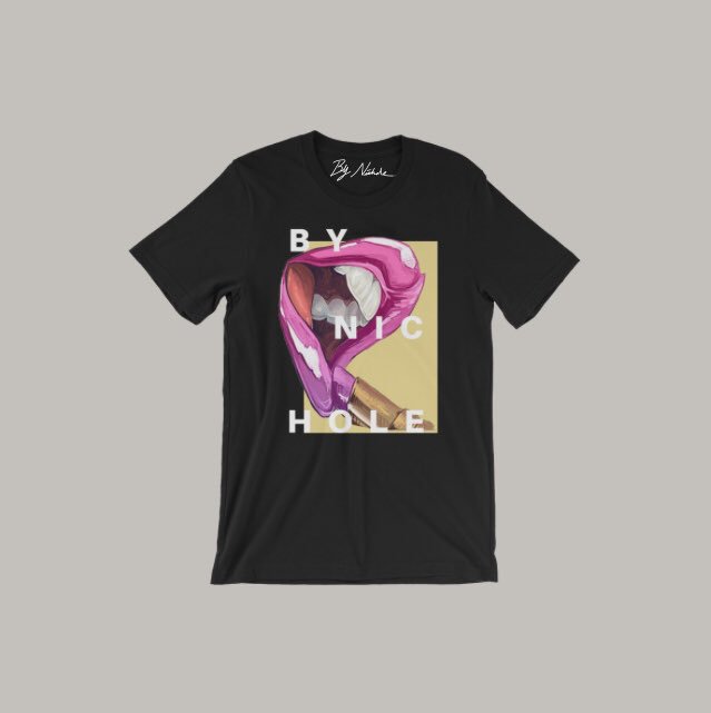 HarperRaeUS's tweet image. The Lév'res Tee is now live on shopbynichole.online ✨💕👄 #SS2018Collection #summerstyle