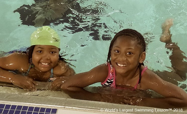 CPRParty's tweet photo. What A GREAT DAY! Together we are making a difference in the lives of hundreds of thousands of kids and adults all over the world! @TheWLSL #WorldsLargestSwimLesson #TEAMWLSL #Learn2Swim #LearnCPR @CPRParty #NotOneMoreDrowning https://t.co/1KkD1kMOEn https://t.co/bGZwRUePrV