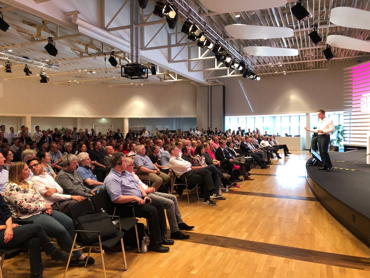 Today has been busy. We are now setting the course to make T-Systems even more attractive to our customers and more than 30,000 employees in the long term. I know the messages are tough. But we can make it happen. Thanks for getting involved in our journey. #peoplemakeithappen
