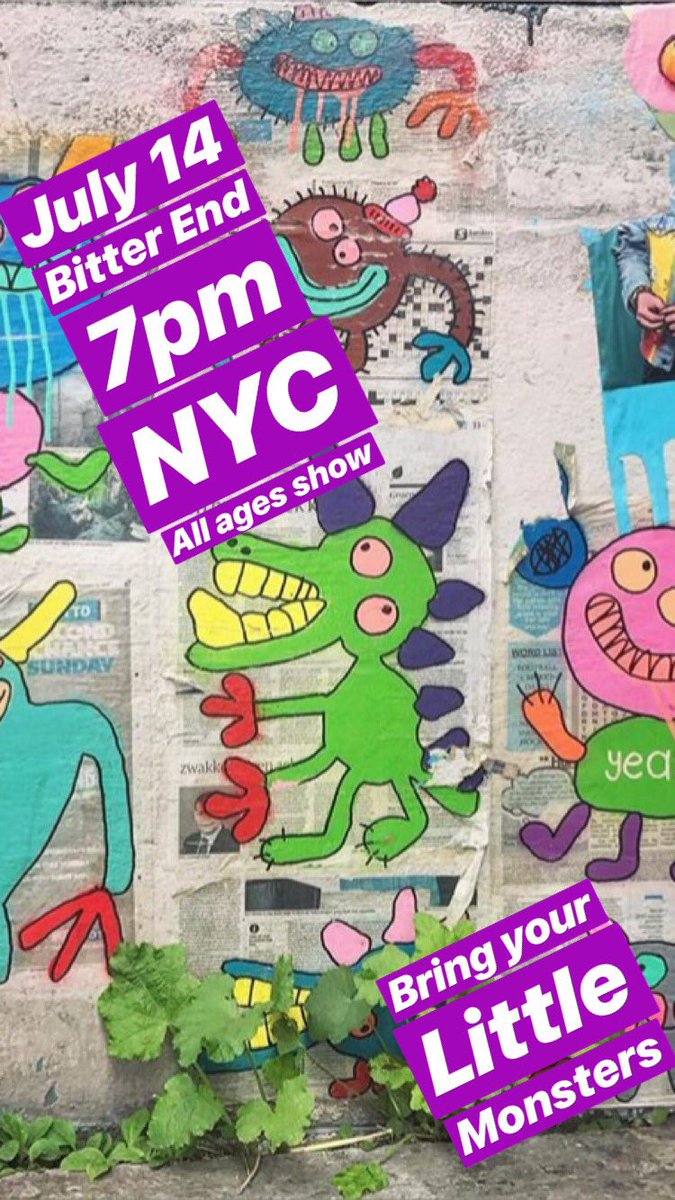 JULY 14 | THE BITTER END | NYC 7PM 🦎ALL AGES SHOW🦖