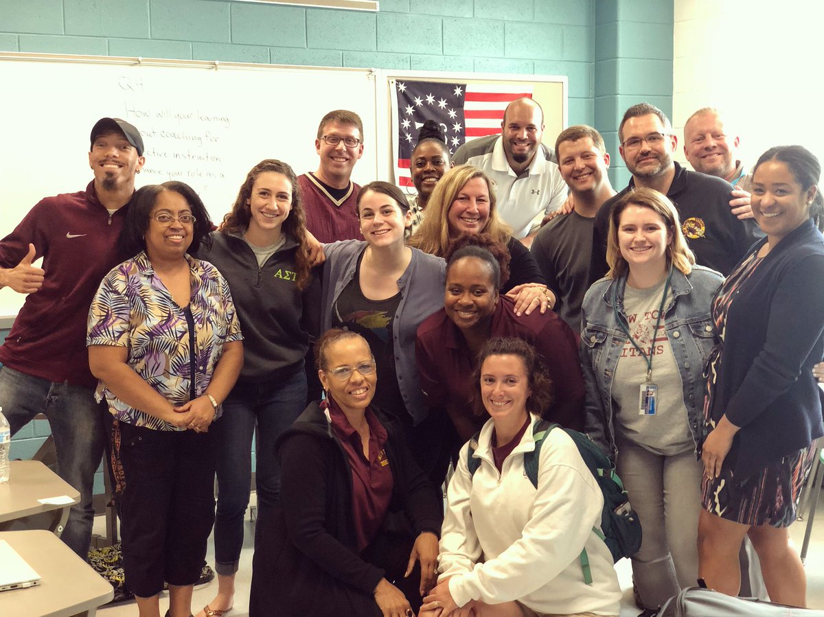 SadieLSpencerNT's tweet photo. Fantastic day with fantastic friends and educators! Discussing our learnings and plans to implement these awesome skills in the next school year! @willbateszone3 @MrMartinNTHS #BlendedLearningInstitute #NTHS #Team #TitanLove https://t.co/KCjQKrmn2p