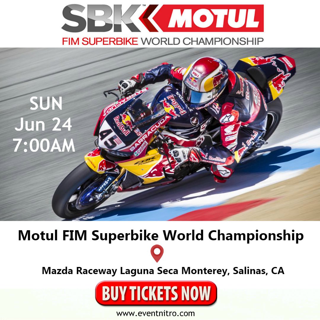 EventNitro's tweet photo. Motul FIM Superbike World Championship
_______
Check Out other upcoming events: ⬇
🌐 https://t.co/w2z4K3GQ3e
Or contact us for more details: ⬇
📞 (866) 459 9233
.
.
.
.
.
.
.
#EventNitro #SBKMotul #worldsbk #Salinas #MotulFIMSuperbikeWorldChampionship https://t.co/DdhC4R4lSP
