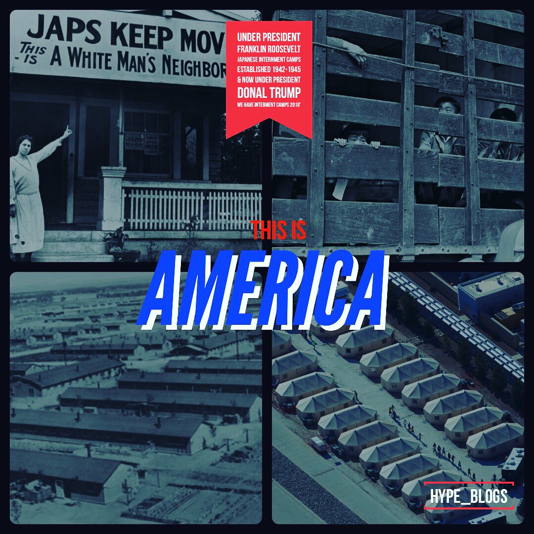 hype_blogs's tweet photo. #ThisIsAmerica 
—
#trump #USA #America #TrumpConcentrationCamps #ConcentrationCamps #DonaldTrump #MelaniaTrump #HistoryRepeatsItself #hype_blogs https://t.co/9HH8zdbe1b