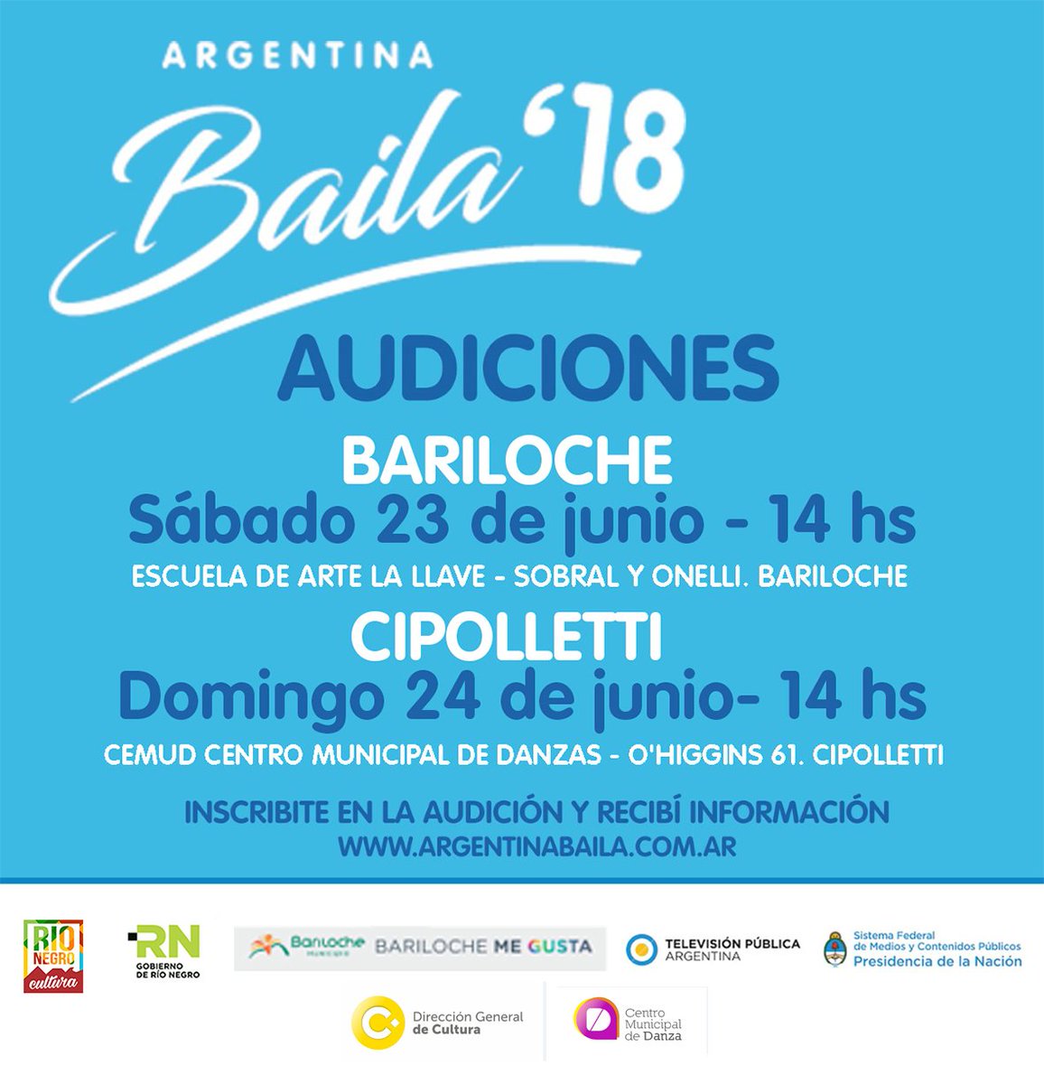 LOS  ESPERO EN  #BARILOCHE Y #CIPOLETTI <a href="/Argentina_Baila/">ArgentinaBaila</a> anbariloche.com.ar/noticias/2018/…