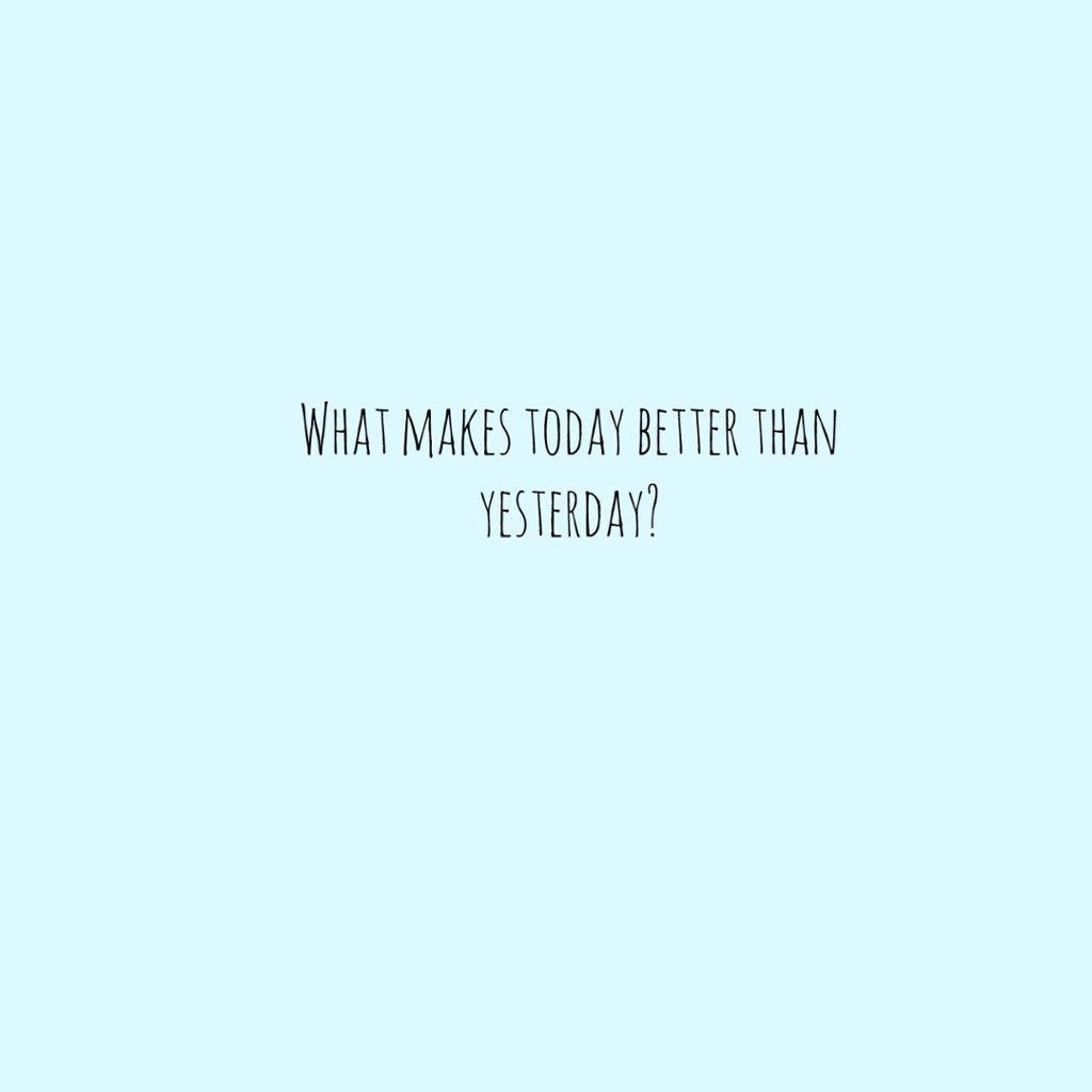 CelesteHolbrook's tweet photo. What makes #today better than #yesterday? https://t.co/4zI2Pk49Y5