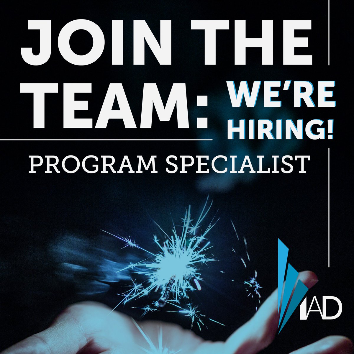 pplpurposeplace's tweet photo. As program specialist at IAD you'll will serve as an external liaison to local and national artists and collaborators. For more information apply here: https://t.co/RgKTptVYED https://t.co/QGce32NPTl