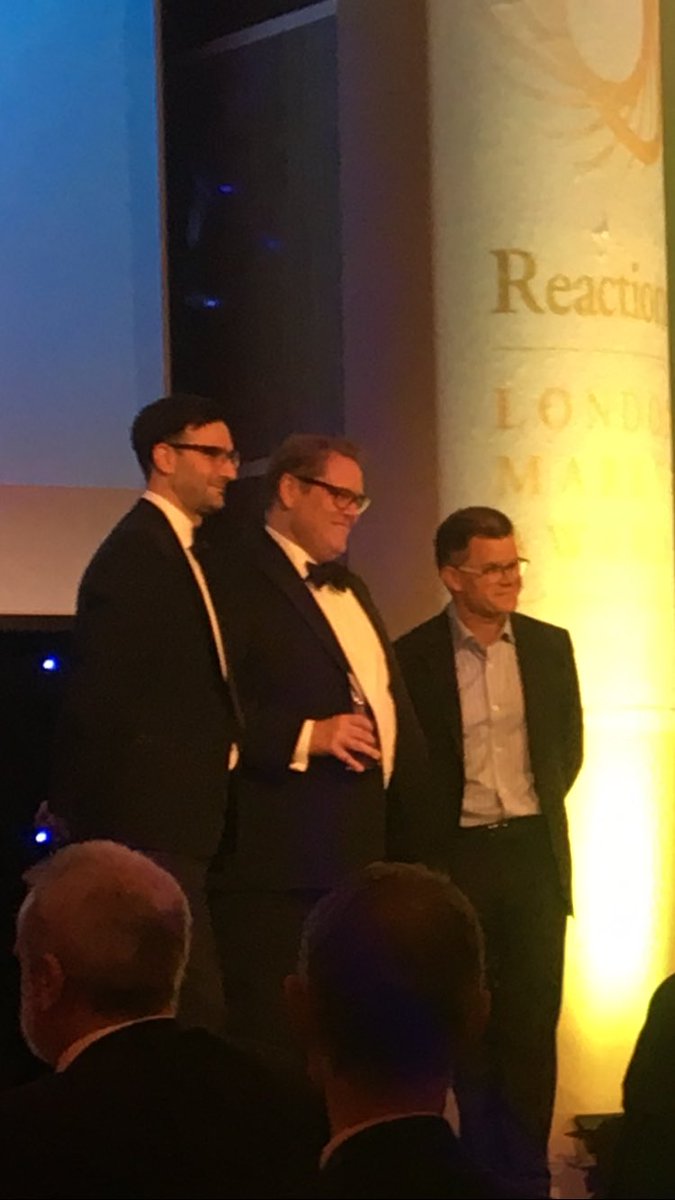 Woohoo! <a href="/EY_Insurance/">EY Insurance</a> wins consultancy of the year at <a href="/reactionsnet/">Reactions Net</a> London market insurance awards for our contribution to the industry &amp; particularly our work with <a href="/LondonLmg/">London Market Group</a>. congrats to all of our brilliant specialty insurance team @EY_UKI