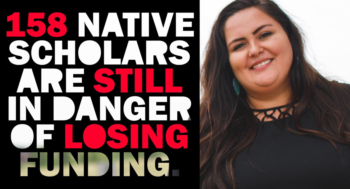 collegefund's tweet photo. THANK YOU! In the past five days, you've helped change the lives of six more students. But 158 #NativeScholars are still in danger of not being able to go back to college this fall. Please help us raise $291,816 in the next 10 days. Visit here to donate: https://t.co/rPPBeCCjqs https://t.co/bIFmzi7C7h