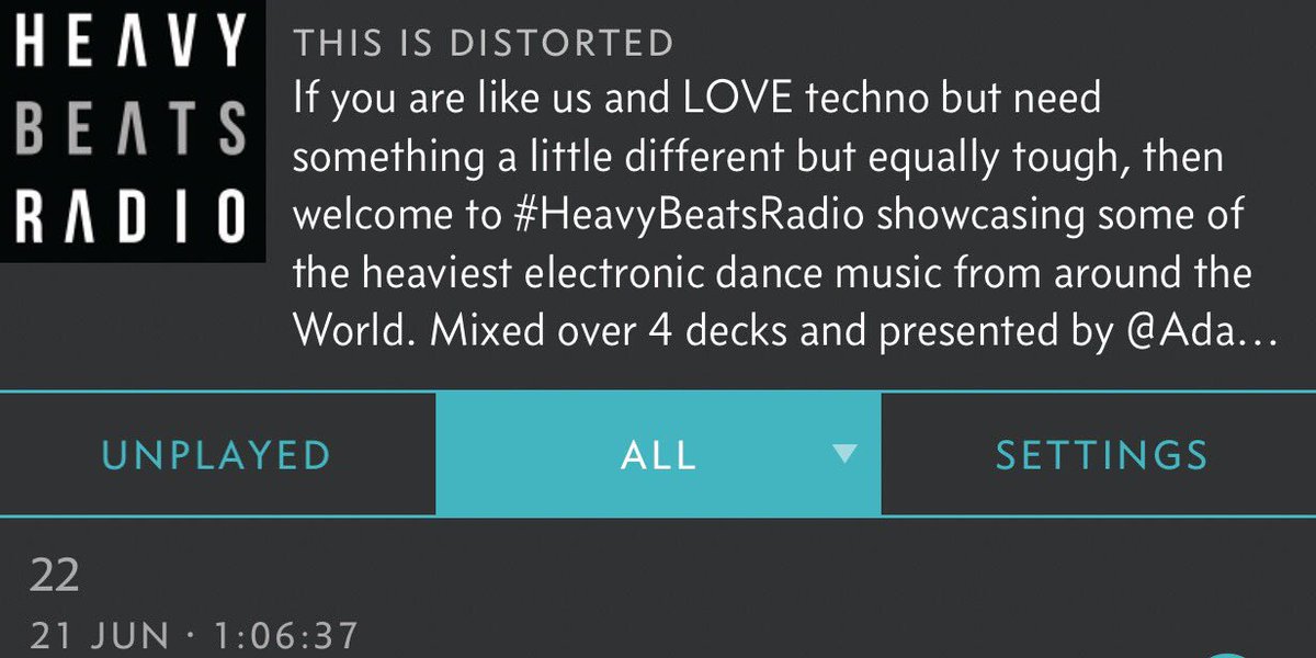 HeavyBeatsRadio's tweet photo. Already getting heat on the latest #HeavyBeatsRadio episode 022. Stream where you listen - @iTunes @acast @GooglePlay #HeavyBeats @AdamKDJ https://t.co/E5xSVtabKV
