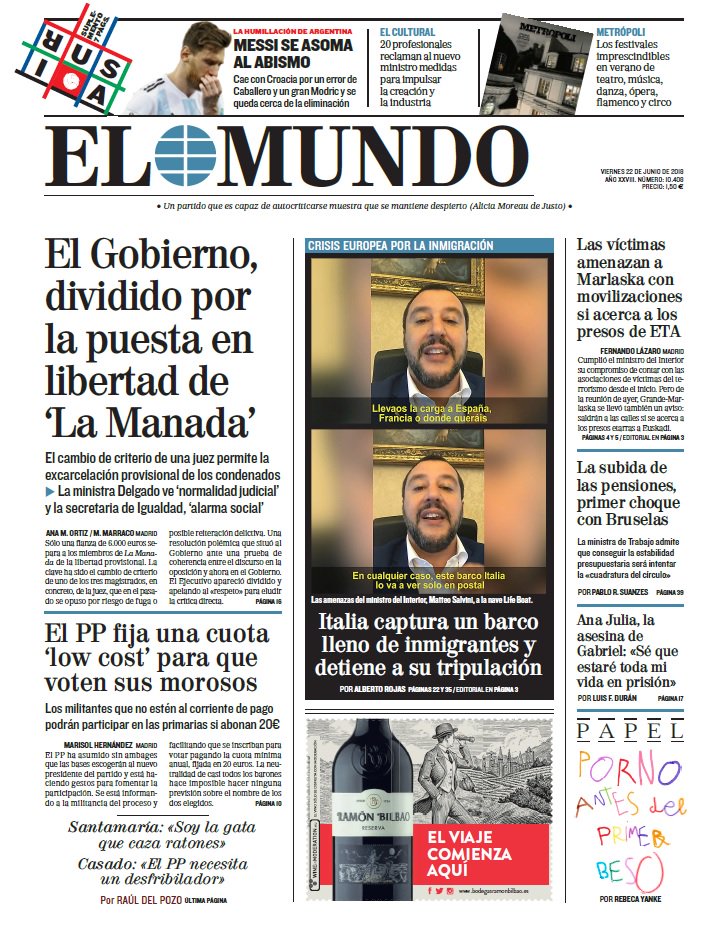 ElCirculo_TM's tweet photo. Portadas del viernes #ElCírculoTM https://t.co/62SISLIKjJ