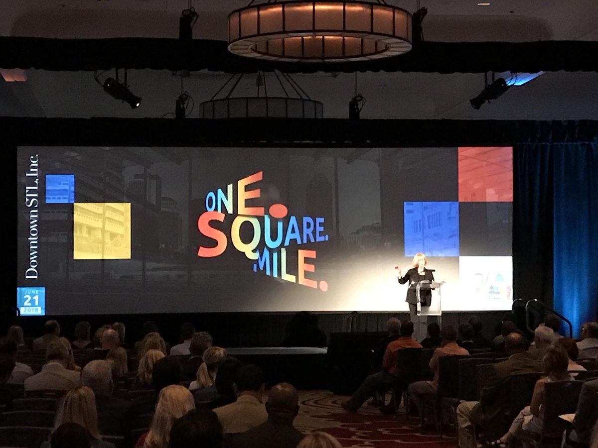 Her honor the Mayor of #stl <a href="/LydaKrewson/">Lyda Krewson</a> kicks off the @downtownstlouis Annual Meeting.