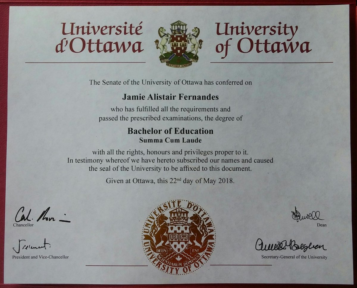 JFTeaching's tweet image. Very proud to have graduated from #uottawa last week. What an exciting last two years - looking forward to new adventures. #uottawaed