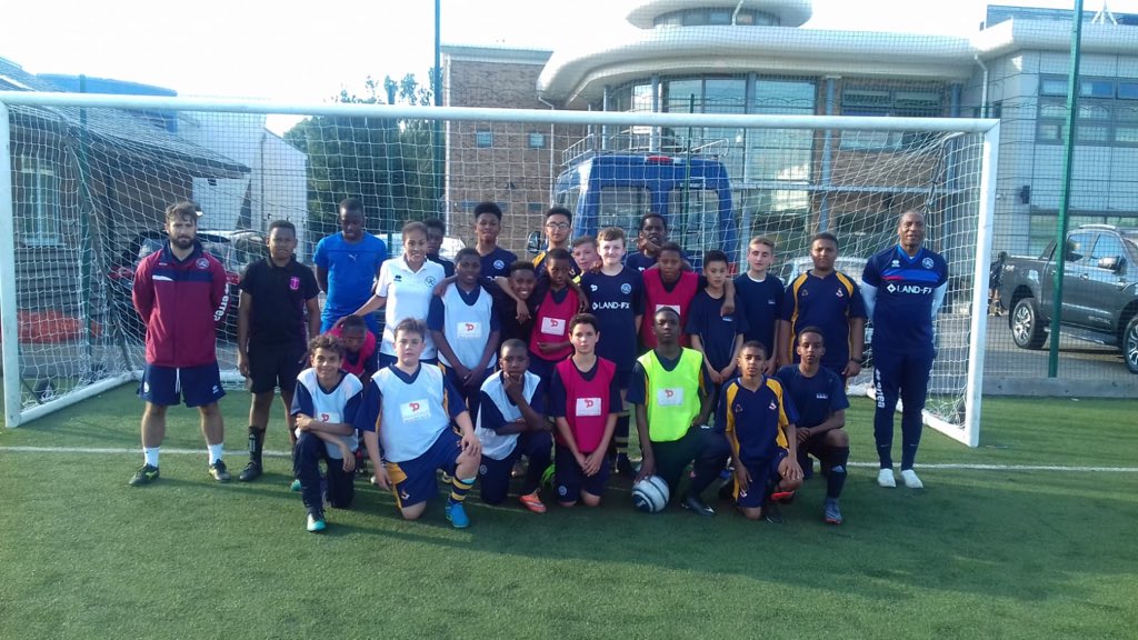 BDA_QPR's tweet photo. @BDAsport It’s not every day that an international footballer leads your football training session https://t.co/B5SfhIkS5g