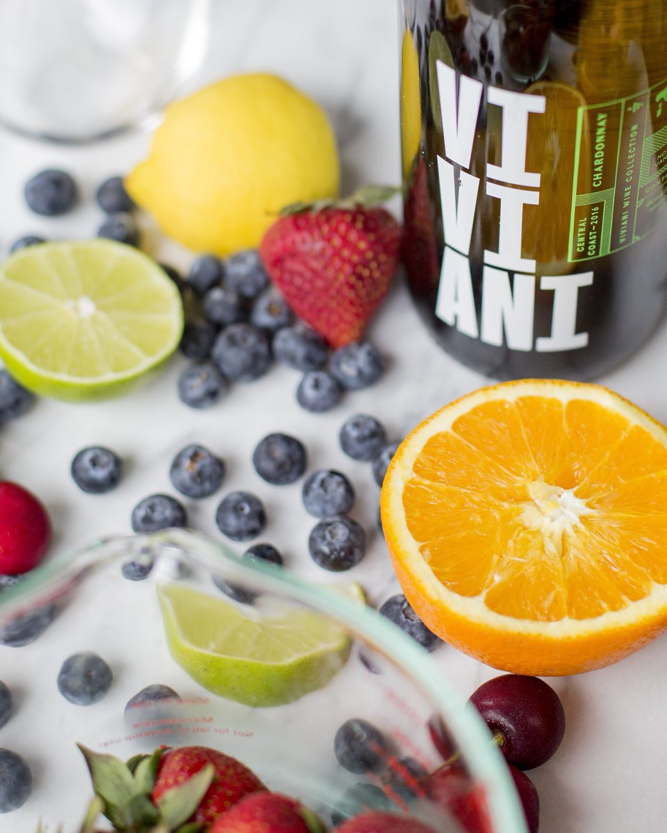 Official start to summer calls for sangria! #VivianiWines #Chicago #wine