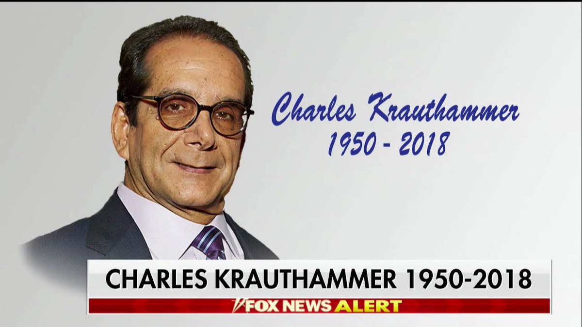 Liberals celebrate death of Charles Krauthammer width=