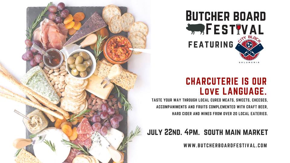 Hi! Did ya know that the illustrious Cristina McCarter is launching the Inaugural Butcher Board Festival at 409 South Main in Downtown #Memphis on July 22? Get your tickets today! ow.ly/HVzI30kBBiU #walkingpants #southmainmemphis