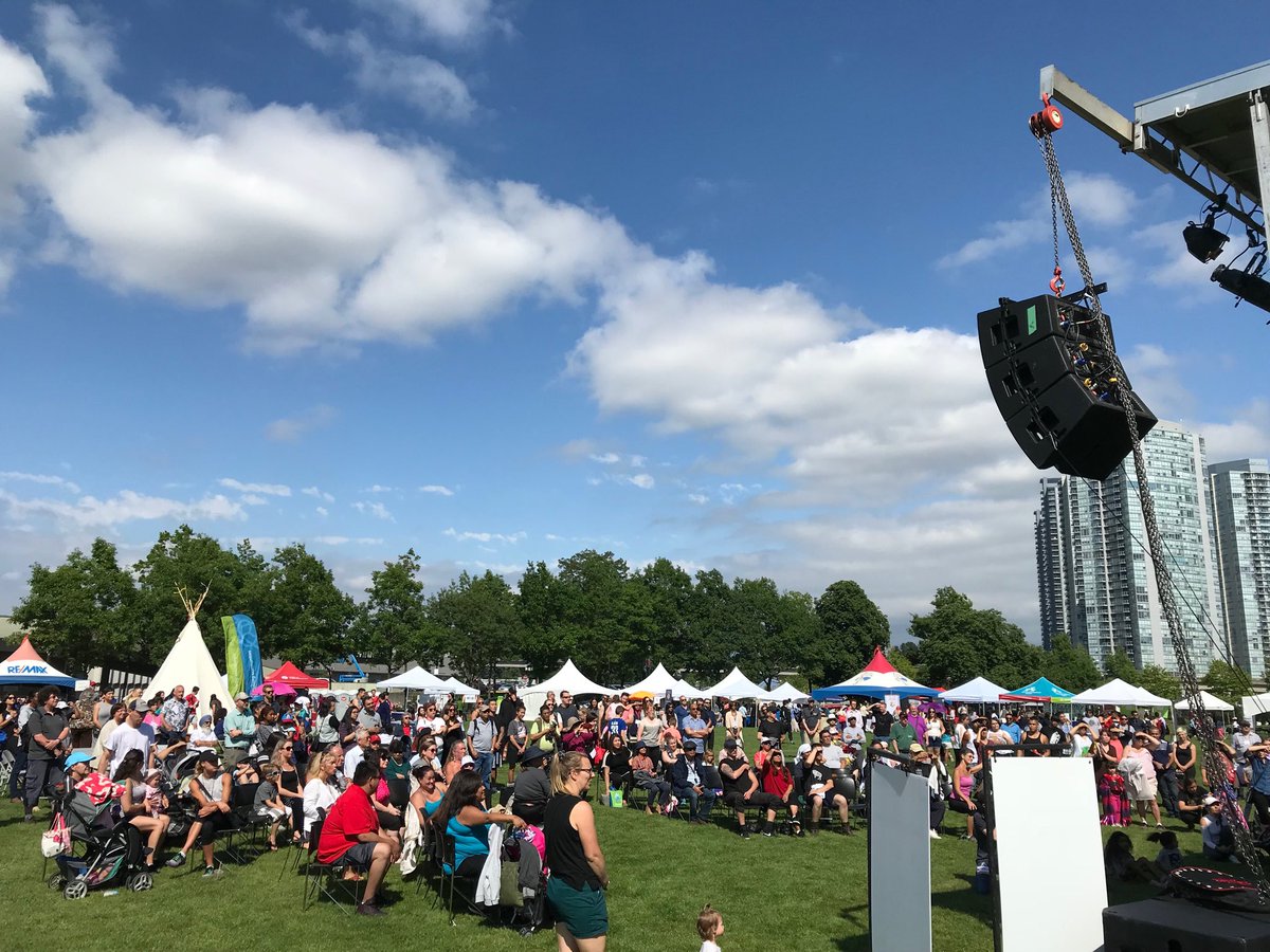 SWAnderson1's tweet photo. Great turn out for Indigenous People’s Day in Surrey ⁦@FRAFCA⁩ ⁦@Vancity⁩ https://t.co/l8vP8L9XLC