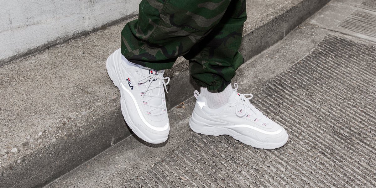 fila ray silver