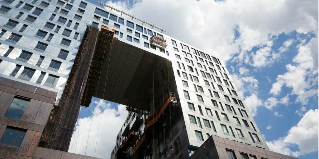 thinkcopperUS's tweet photo. 325 Kent Ave. is among this year’s #NACIA2018 award-winners! Together, @SHoPArchitects and Hi-Tech Metals utilized #copper to re-imagine affordable housing along Brooklyn’s East River waterfront. https://t.co/qonykVhN8Y