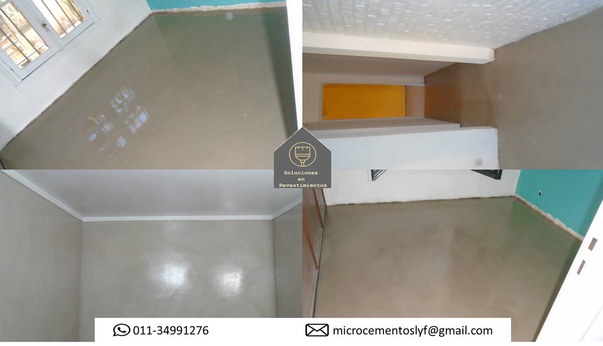 MicrocementosLF's tweet photo. Les presentamos un resumen de los trabajo terminados de la mano de Soluciones en Revestimientos L&amp;F estas ultimas semanas. 
 Vos también podés pedir tu cotización con nosotros:
 +54 1134991276 https://t.co/FL2ukmtTST