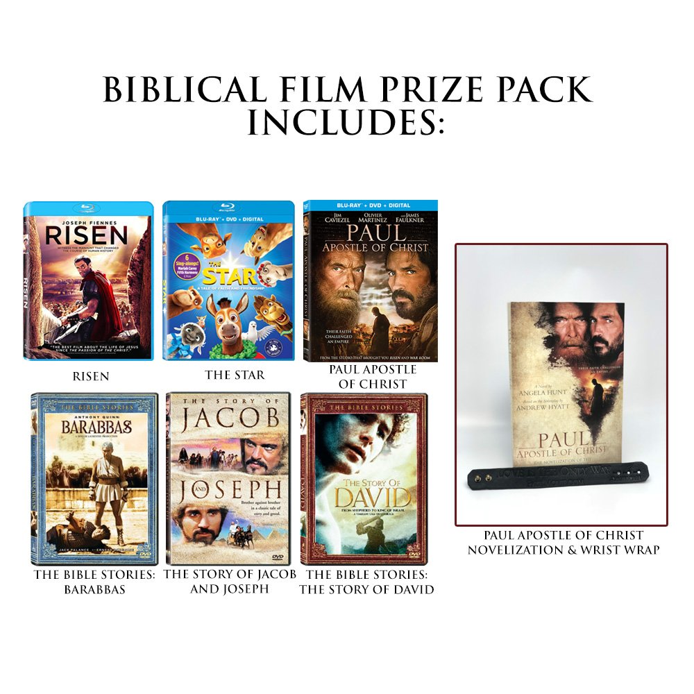 Sign up for your chance to win a Paul, Apostle of Christ prize pack! paulapostleofchristsweepstakes.com