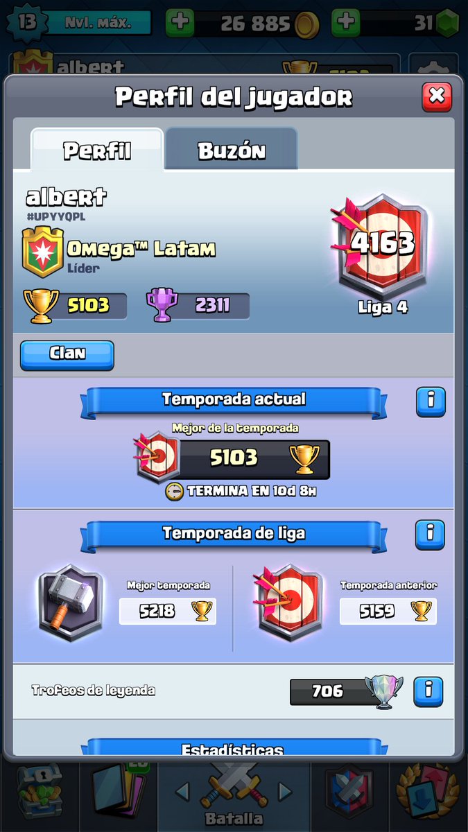 UbAlbertCr's tweet photo. #albertOP Ya En el top México dando duro al ladder y 4163 del mundo vamos por más RT @Arman2s_10 @OmegaLatamOP @HolasoyFerdy @TachiStation @AnabelCFM @Jacquel07403714 @SuperVicius https://t.co/vIfYXExf9J
