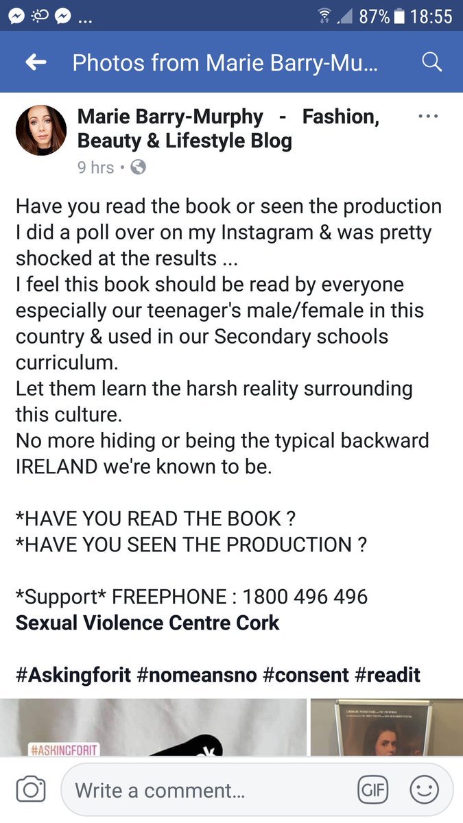#askingforit #consent Add this book to the Secondary curriculum <a href="/RichardbrutonTD/">Richard Bruton</a> #education 
<a href="/SVCCork/">Sexual Violence Centre Cork</a> <a href="/trishcarlos/">Trish Carlos</a> @noelle_kelly <a href="/Cloggers_2015/">#Cloggers</a> <a href="/passionandpreen/">passionsandpreening</a> @artisticchicks