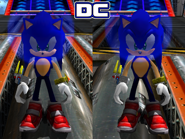 sonic adventure dreamcast models