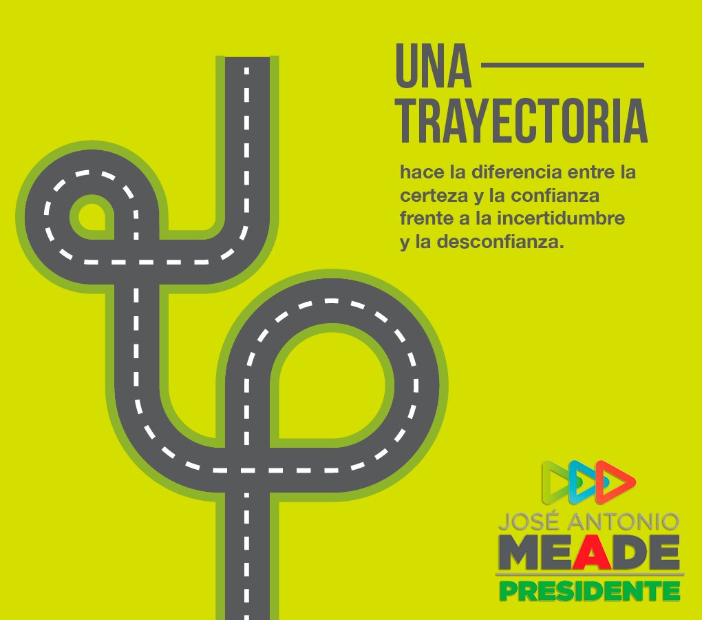 KathiaMichael's tweet photo. La mejor decisión es siempre la mejor informada y la mejor pensada y razonada, por eso #YaMeDecidíPorMeade, porque su excelente Trabajo refleja constancia, esfuerzo y un espíritu de lucha  por México! https://t.co/KtL7hVZHF8
