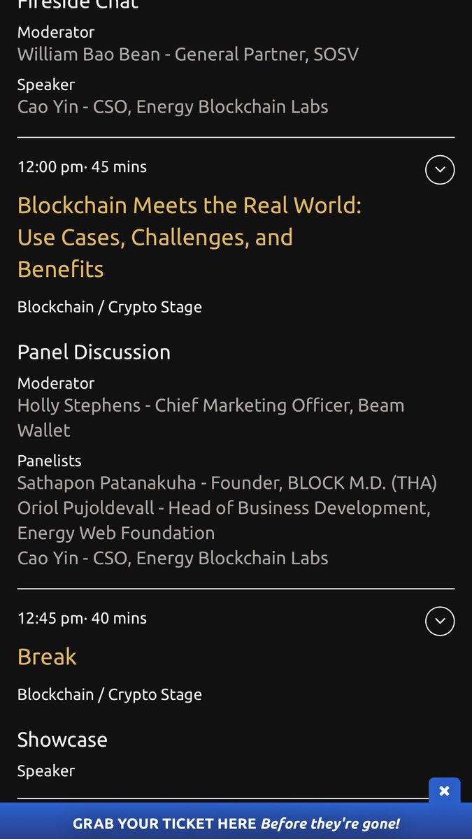 Holly_Stephens's tweet photo. Pretty thrilled to be moderating the #blockchain #crypto talk on day 2 @TechsauceGlobal #tsg18 right before Joseph Lubin @ethereumJoseph @ethereum #blockchainlegend https://t.co/DtMXpMz74T