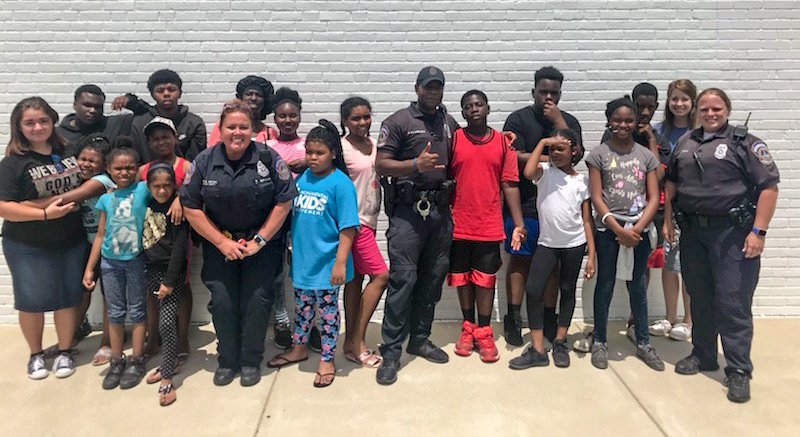 Thank you to the officers from <a href="/IMPDnews/">IMPD</a>  for meeting with #youth from our summer program!