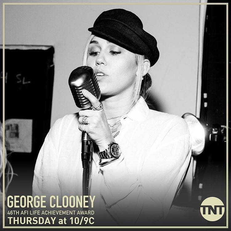 Miley News Source Smilers Don T Forget To Tune In To Miley S Performance Of I Am A Man Of Constant Sorrow At The 46th Afi Life Achievement Award A Tribute To