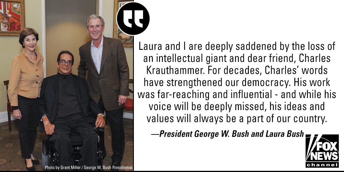 Image result for charles krauthammer with President Bush