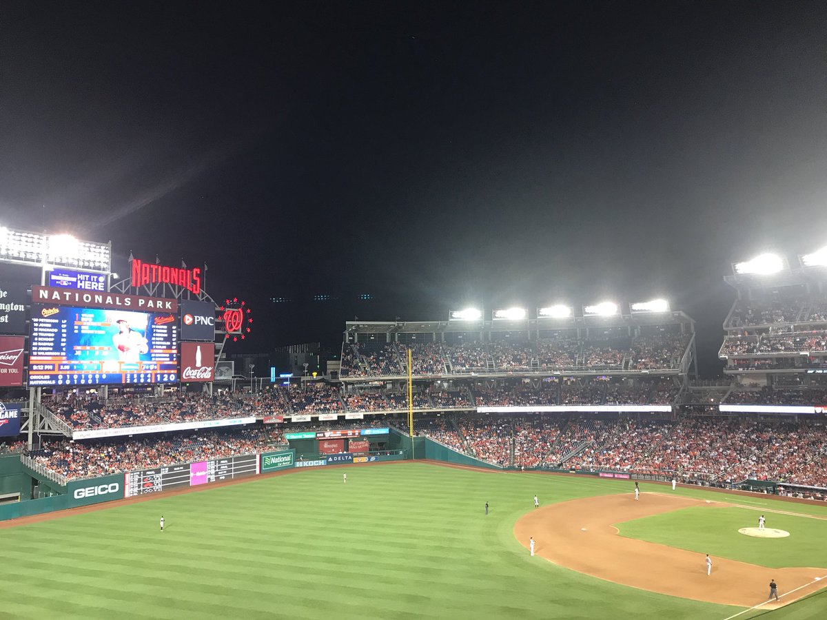 The suite life of CM Kling. Night out at the Nats game. Thank you <a href="/LFIllumination/">LF Illumination LLC</a> and #ChesapeakeLighting