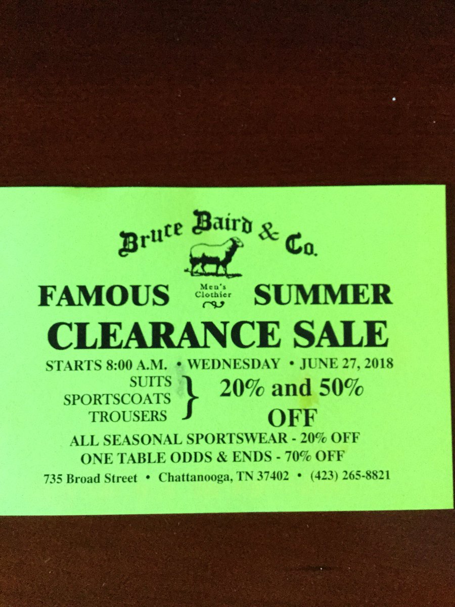 Joe_Daddy_'s tweet photo. @WallyAction @BigBoyVol @B_Mint_1 @DrunkBrianF Itโs that time gentlemen. Our friends @BruceBairdCo are having their summer sale. Letโs do this. That table of odds and ends has legendary product. #LargeTime https://t.co/j8l5Hj1hjU