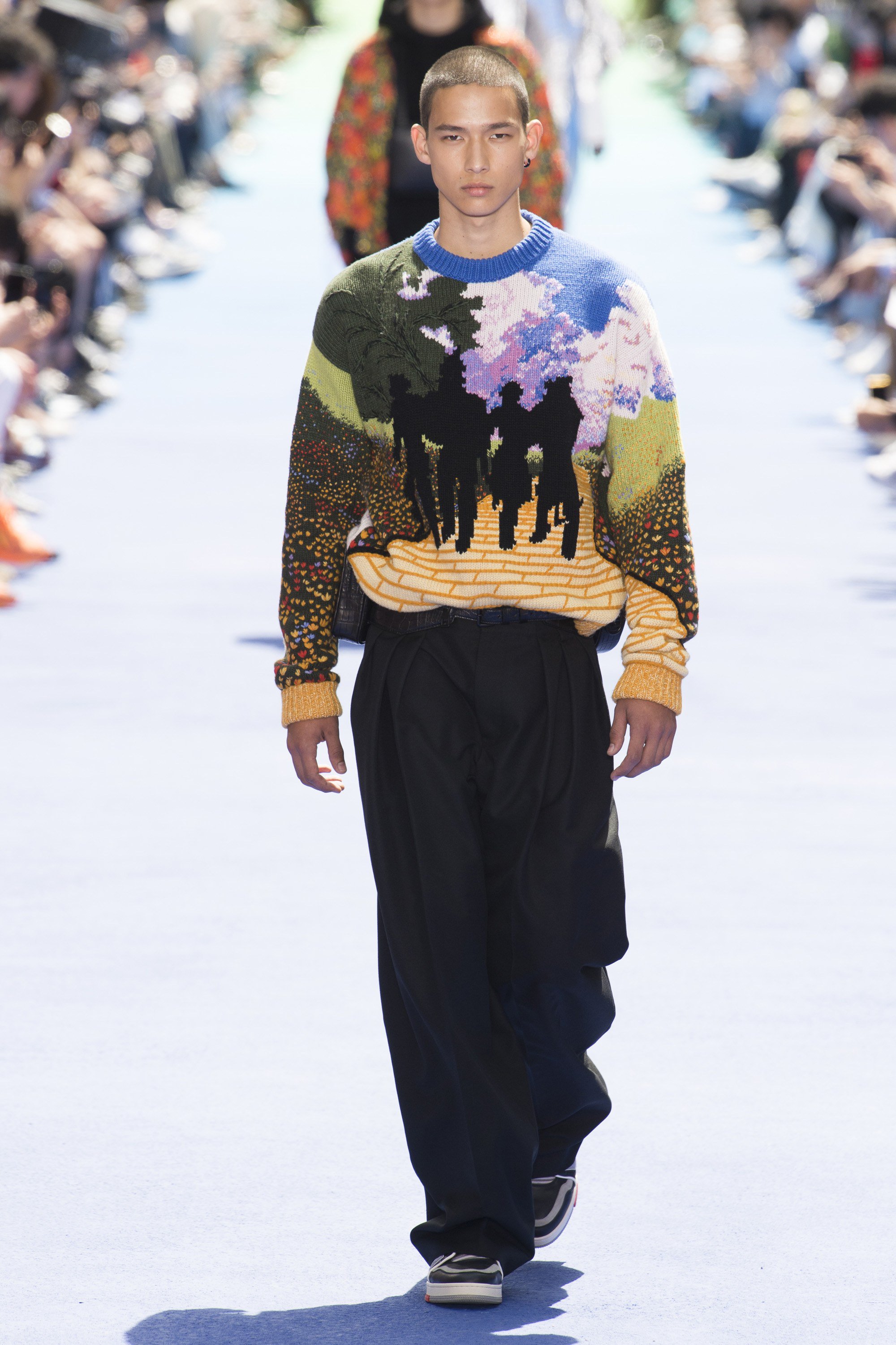 The Fashion Court on X: Victor Cruz wore a full SS19 'Wizard of Oz' look  to the #LouisVuitton by Virgil Abloh's Spring/Summer 2019 Menswear fashion  show. #PFW   / X