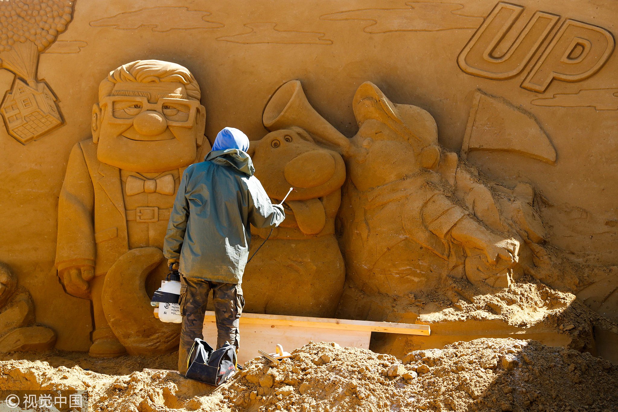 The magic of Disney sand sculptures