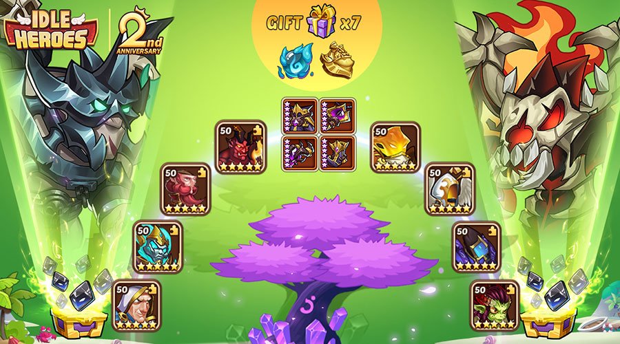 Idle Heroes Blessing Of Dwarf Anniversary Limited Boxes 6 Shelter Missions And Prophet Summon Event For 2nd Week Of Anniversary Ps The Loot Of Anniversary Coins Continues And So Does