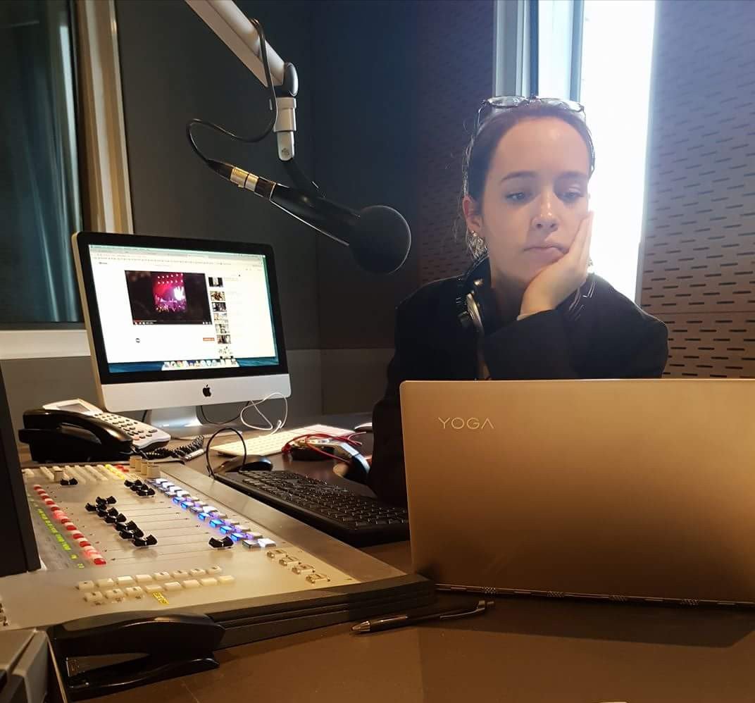 Our students are on work placement this week, and George is with the <a href="/trfmcrew/">TRFM Crew</a> in Traralgon, getting in some all-important studio time! #radio #traralgon