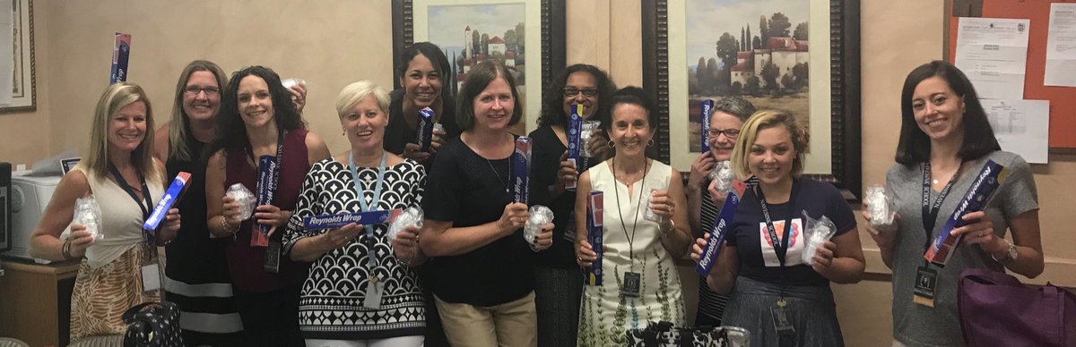 Having a few more laughs with our very own Aluminum Foil Queen, Lorraine Ippolito!!