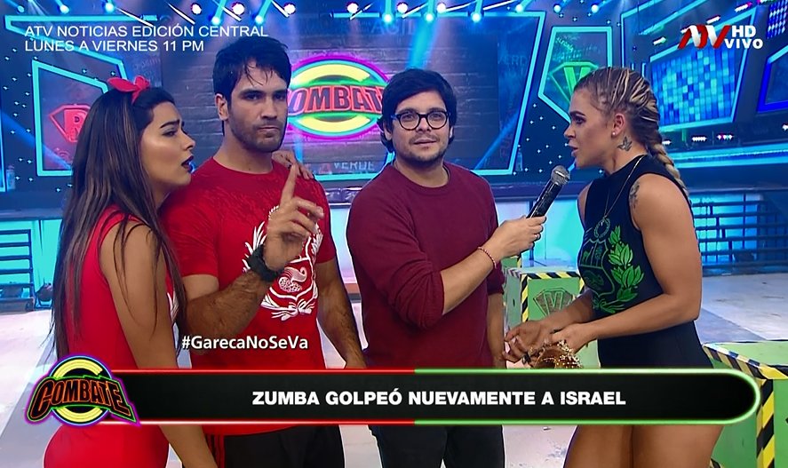 Combate_ATV's tweet image. ¡No es broma! @DuduEchevarria: "Israel y yo tenemos una química especial" #GarecaNoSeVa | @atvpe