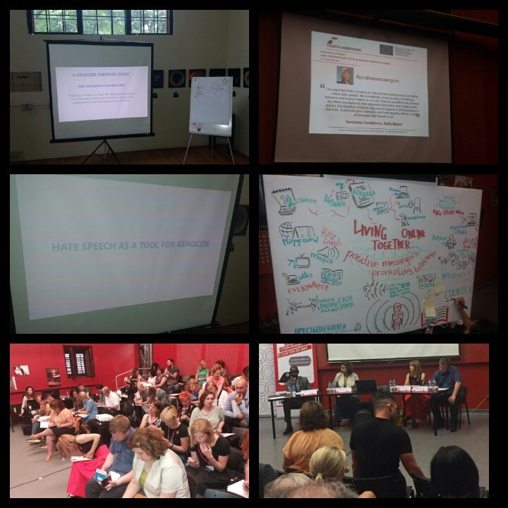 Looking forward to Day 2 of 'Coalition of #PositiveMessengers to counter online hate &amp; promoting tolerance' conference in Bulgaria. It was great to share #TheLessonsFromRwanda with the audience &amp; to learn from others on how we can continue to work together to fight online hate.